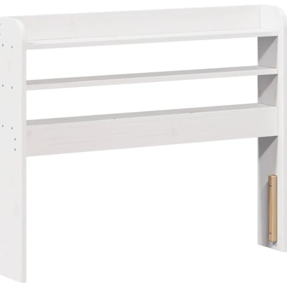 vidaXL Camas Y Accesorios-Estructura de cama con cabecero madera pino 75x190 cm