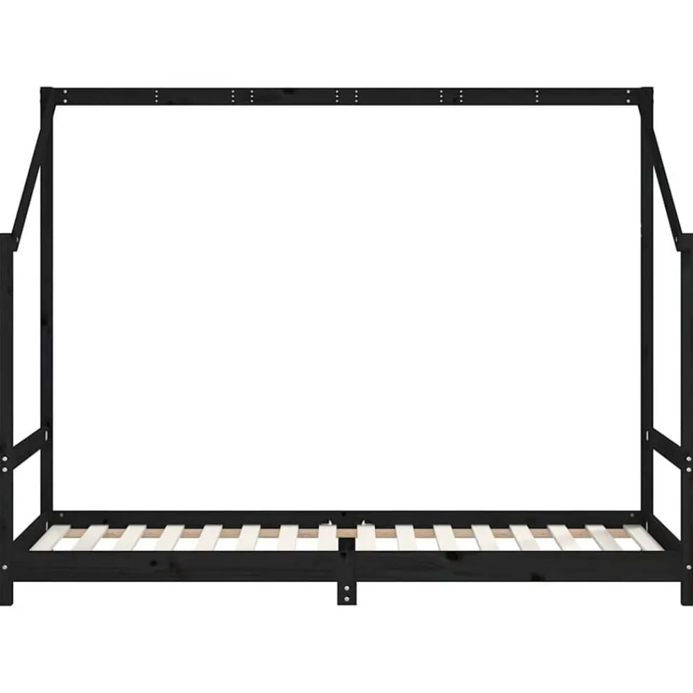 Niños vidaXL Mobiliario Para Bebés Y Niños Pequeños-Estructura de cama para niños madera de pino 80x200 cm