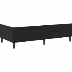 vidaXL Estructura de cama en esquina 80 cm x 200 cm Terciopelo Negro New