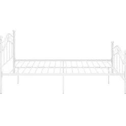 vidaXL Camas Y Accesorios-Estructura de cama sin colchón metal 120x200 cm
