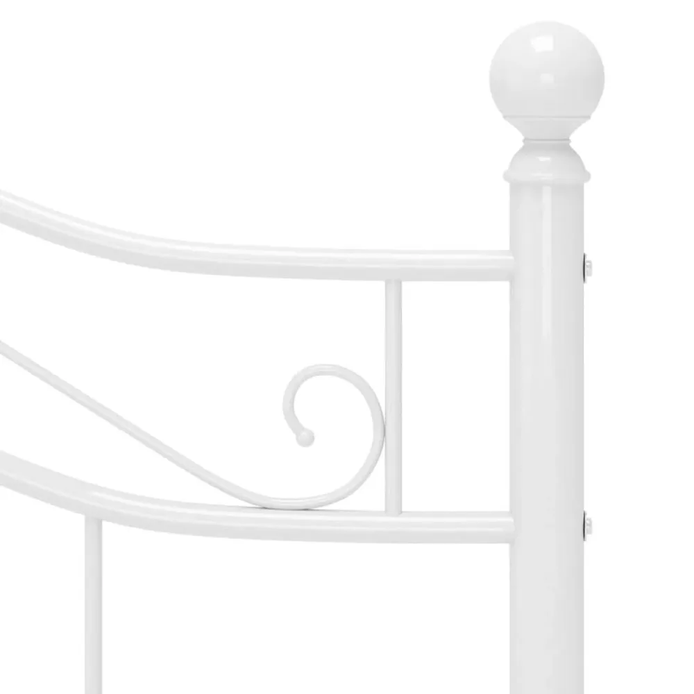 vidaXL Camas Y Accesorios-Estructura de cama sin colchón metal 120x200 cm