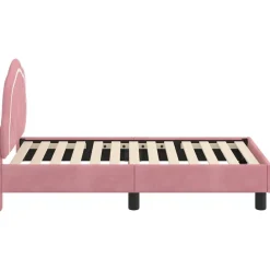 vidaXL Camas Y Accesorios-Estructura de cama para niños pequeños con cabecera
