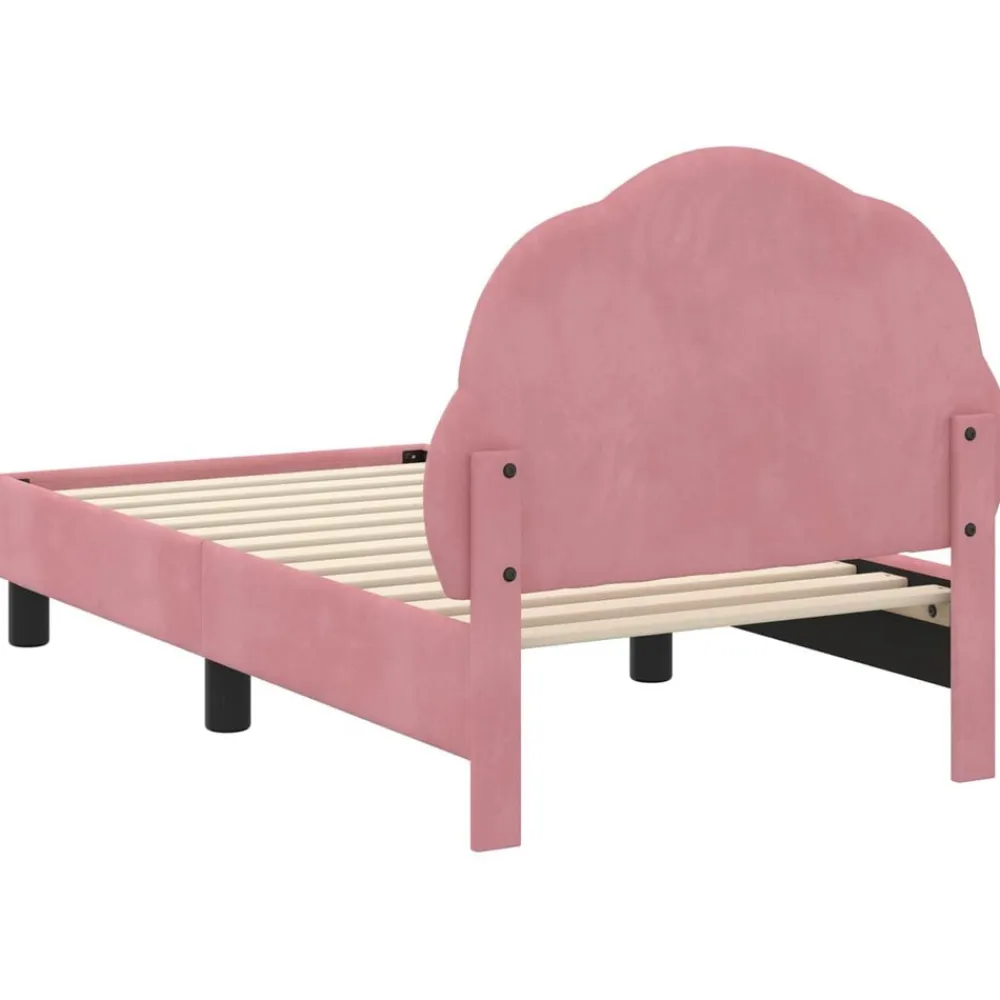 vidaXL Camas Y Accesorios-Estructura de cama para niños pequeños con cabecera