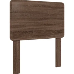 vidaXL Estructura de cama con cabecera Roble Marrón 100 x 200 cm Marr&oacute;n roble Hot