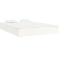 vidaXL Camas Y Accesorios-Estructura de cama sin colchón madera maciza 200x200 cm