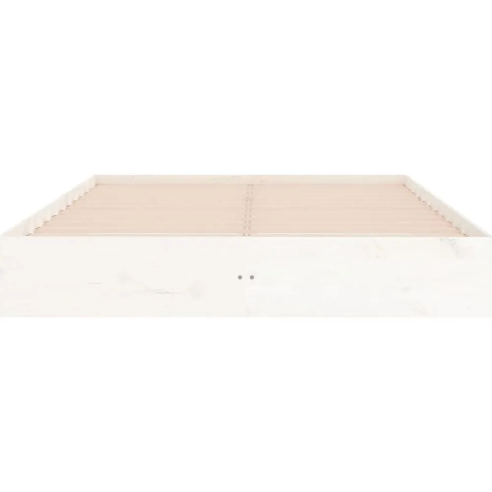 vidaXL Camas Y Accesorios-Estructura de cama sin colchón madera maciza 200x200 cm