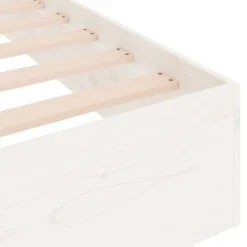 vidaXL Camas Y Accesorios-Estructura de cama sin colchón madera maciza 200x200 cm
