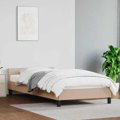 vidaXL Camas Y Accesorios-Estructura de cama con cabecero sin colchón 80x200 cm