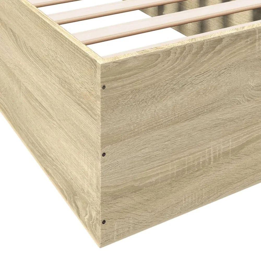 vidaXL Camas Y Accesorios-Estructura de cama sin colchón madera 75x190 cm