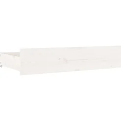 vidaXL Estructura de cama con cajones doble 135x190 cm Blanco Outlet