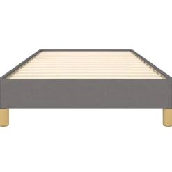vidaXL Estructura de cama sin colchón tela 80x200 cm Gris oscuro