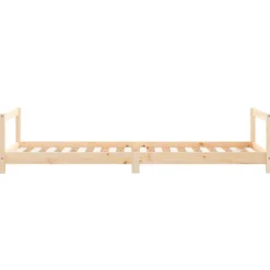 vidaXL Estructura de cama para niños madera maciza de pino 80x200 cm Natural Outlet