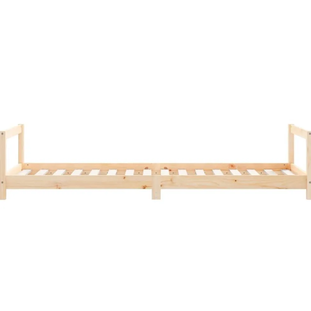 vidaXL Estructura de cama para niños madera maciza de pino 80x200 cm Natural Outlet