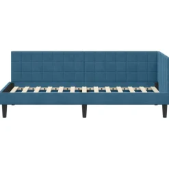 vidaXL Camas Y Accesorios-Estructura de cama en esquina 80 cm x 200 cm Terciopelo