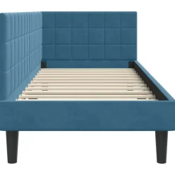 vidaXL Camas Y Accesorios-Estructura de cama en esquina 80 cm x 200 cm Terciopelo
