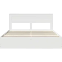 vidaXL Conjuntos De Muebles-Estructura de cama con cajón 200 x 200 cm Madera Ingenieril