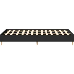 vidaXL Estructura de cama sin colchón negra 120x200 cm Negro Best