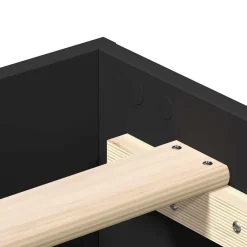 vidaXL Estructura de cama sin colchón negra 120x200 cm Negro Best