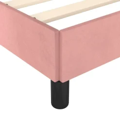 vidaXL Estructura de cama sin colchón terciopelo 80x200 cm Rosa New