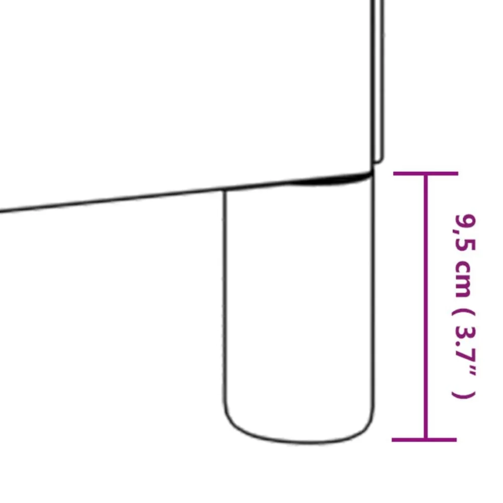 vidaXL Estructura de cama sin colchón terciopelo 80x200 cm Rosa New