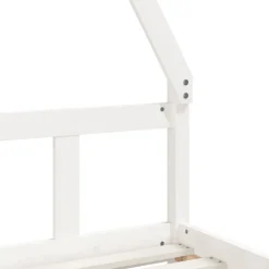 vidaXL Estructura de cama para niños madera de pino 90x200 cm Blanco Online