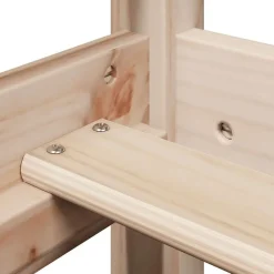 vidaXL Estructura de cama sin colchón madera maciza de pino 100x200 cm Natural Best