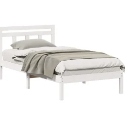 vidaXL Camas Y Accesorios-Estructura de cama 80 x 200 cm Madera de pino macizo