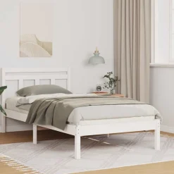 vidaXL Camas Y Accesorios-Estructura de cama 80 x 200 cm Madera de pino macizo