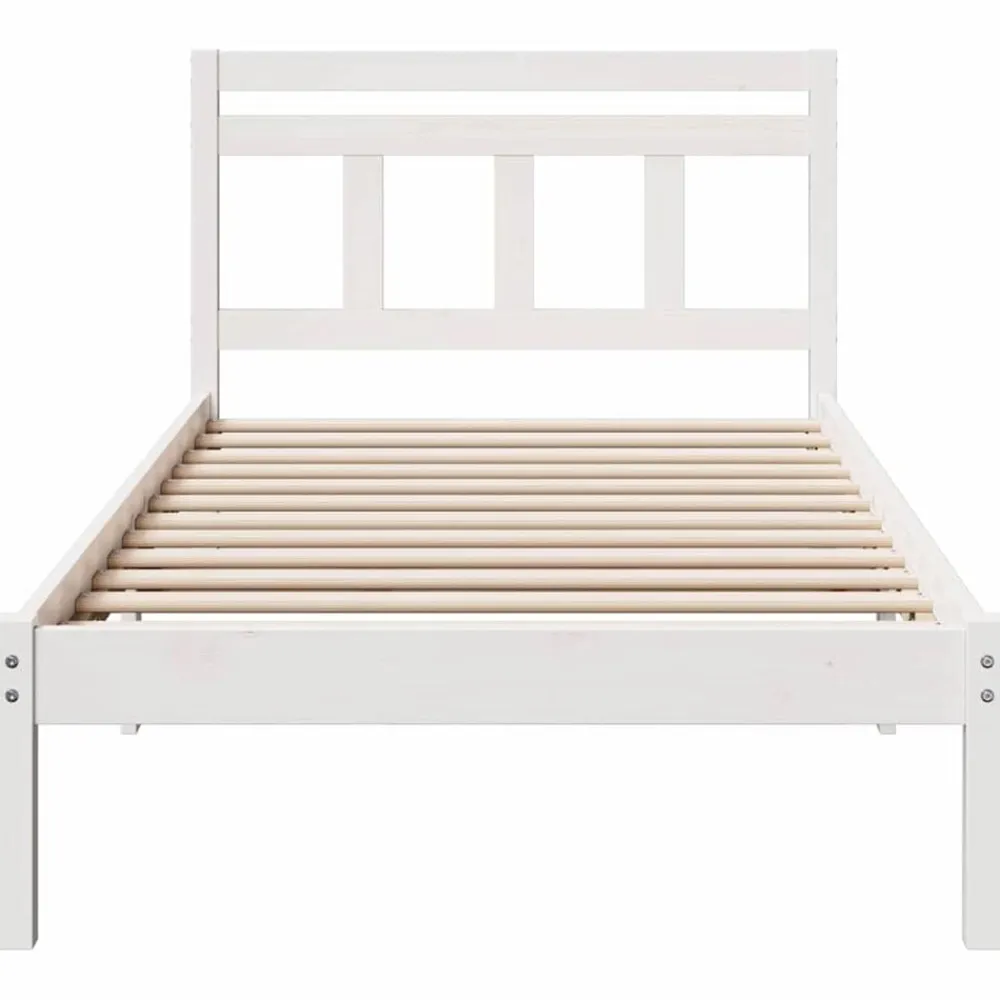 vidaXL Camas Y Accesorios-Estructura de cama 80 x 200 cm Madera de pino macizo