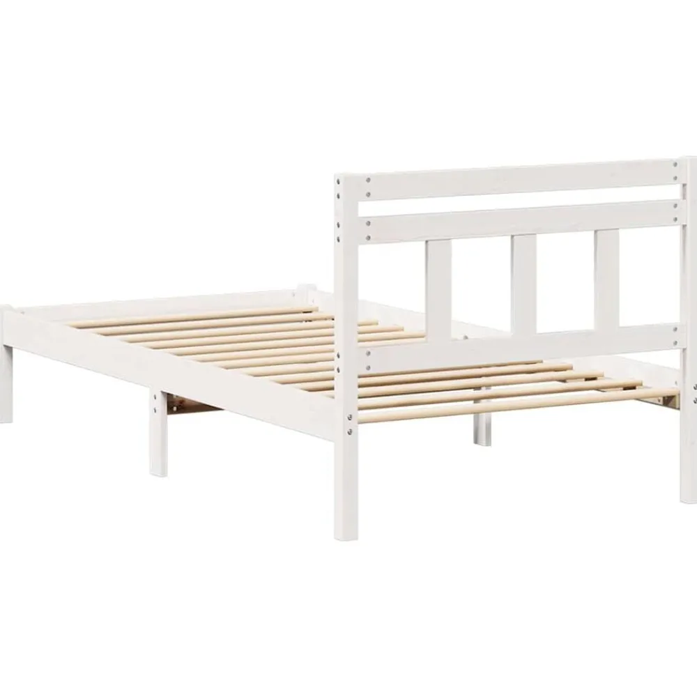 vidaXL Camas Y Accesorios-Estructura de cama 80 x 200 cm Madera de pino macizo