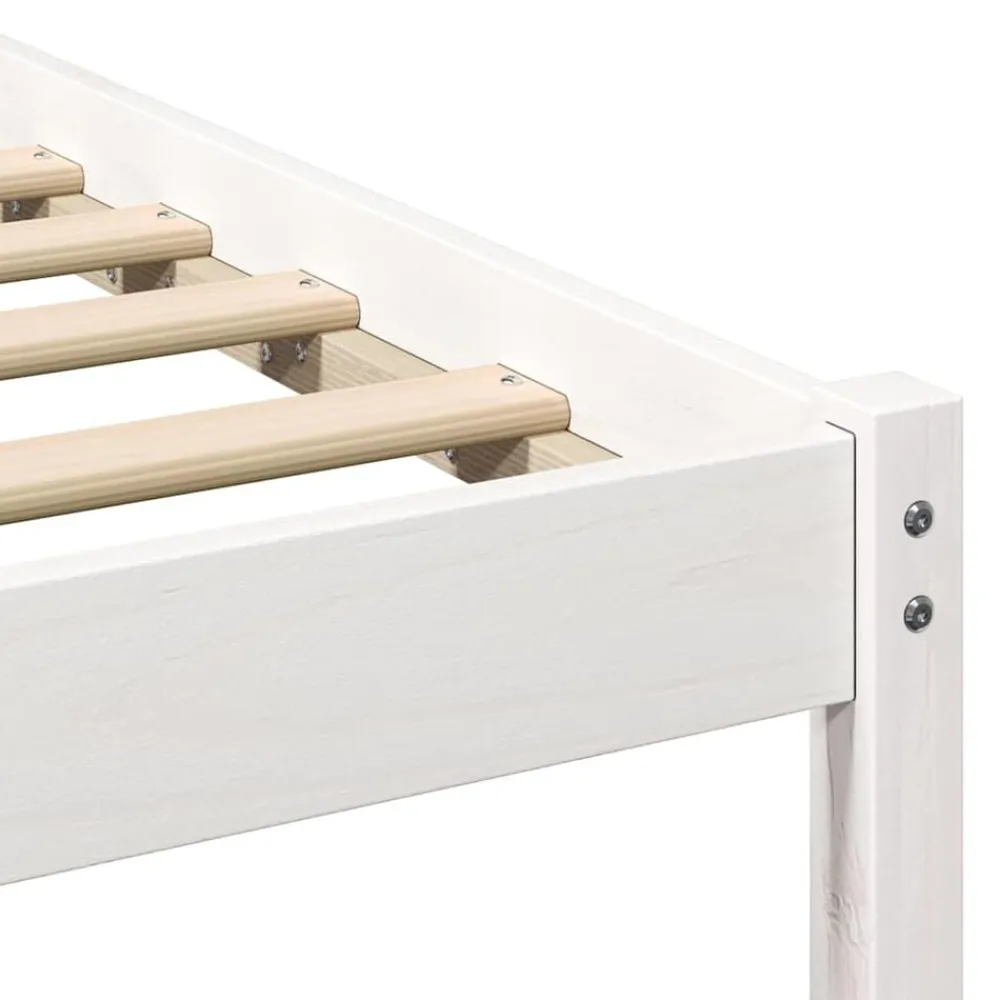 vidaXL Camas Y Accesorios-Estructura de cama 80 x 200 cm Madera de pino macizo