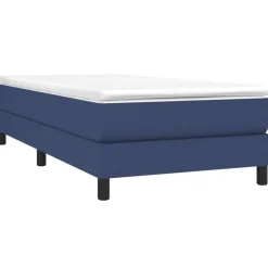 vidaXL Estructura de cama con somier tela 80x200 cm Azul New