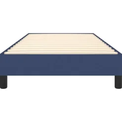 vidaXL Estructura de cama con somier tela 80x200 cm Azul New