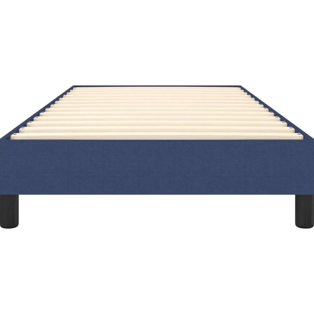 vidaXL Estructura de cama con somier tela 80x200 cm Azul New