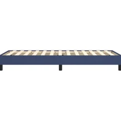 vidaXL Estructura de cama con somier tela 80x200 cm Azul New