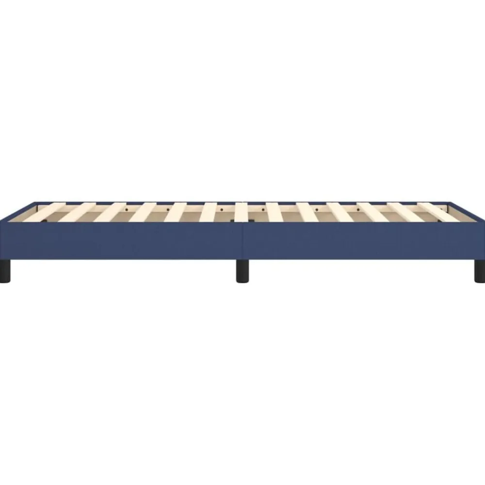 vidaXL Estructura de cama con somier tela 80x200 cm Azul New