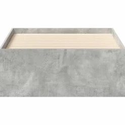 vidaXL Estructura de cama gris hormigón 90x200 cm Gris hormigón Hot