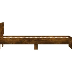 vidaXL Camas Y Accesorios-Estructura de cama cabecero luces LED 90x200 cm