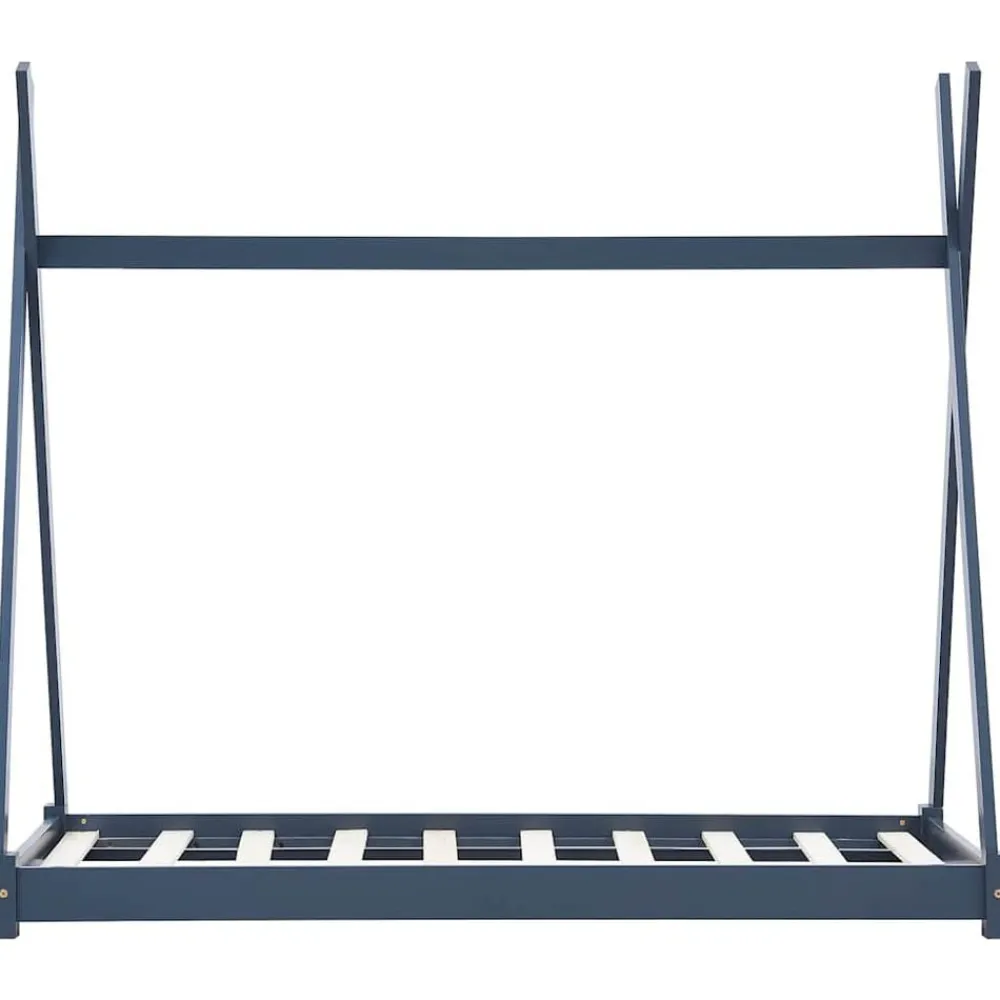 vidaXL Estructura de cama infantil madera maciza pino 70x140 cm Gris Sale