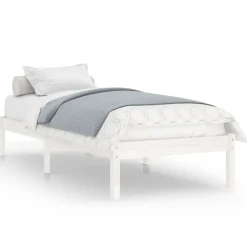 vidaXL Camas Y Accesorios-Estructura de cama individual pequeña sin colchón madera