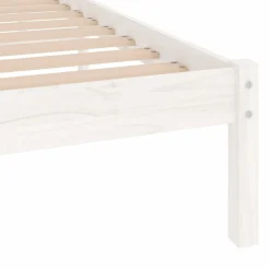 vidaXL Camas Y Accesorios-Estructura de cama individual pequeña sin colchón madera