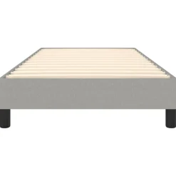 vidaXL Estructura de cama con somier tela 80x200 cm Gris claro