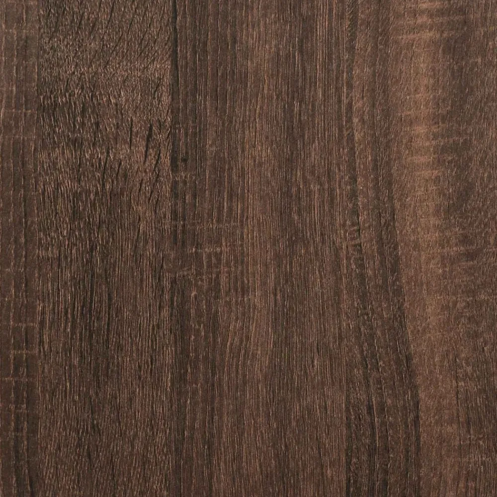 vidaXL Estructura de cama con cajón Roble marrón 200 x 200 cm Roble marrón Outlet