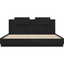 vidaXL Camas Y Accesorios-Estructura de cama con cabecero 200 x 200 cm