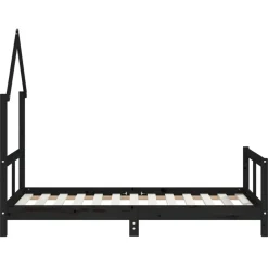 Niños vidaXL Mobiliario Para Bebés Y Niños Pequeños-Estructura de cama para niños madera de pino 80x160 cm
