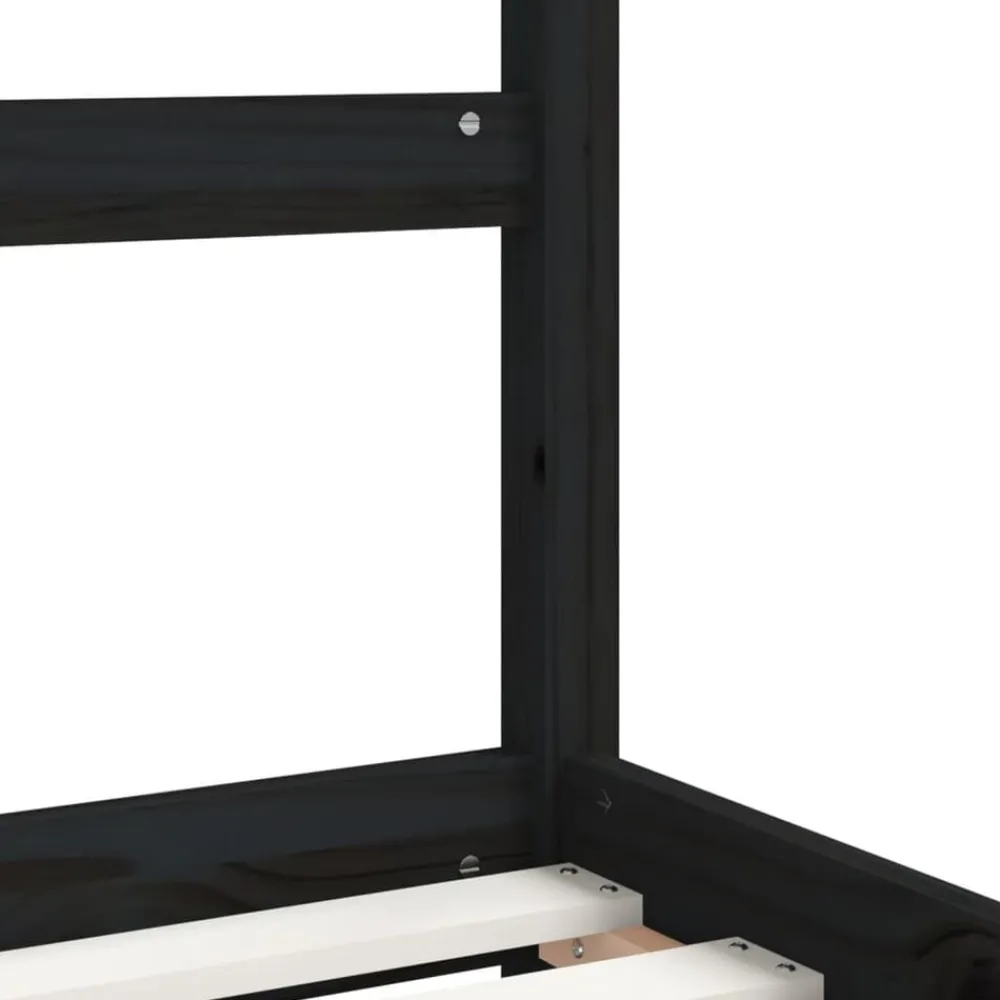Niños vidaXL Mobiliario Para Bebés Y Niños Pequeños-Estructura de cama para niños madera de pino 80x160 cm