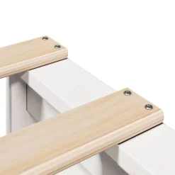 vidaXL Estructura de cama sin colchón madera de pino blanca 90x200 cm Blanco Best