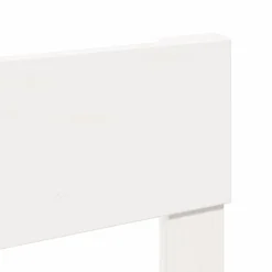vidaXL Estructura de cama sin colchón madera de pino blanca 90x200 cm Blanco Best