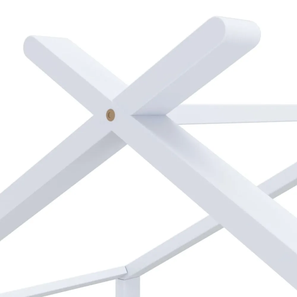 Niños vidaXL Mobiliario Para Bebés Y Niños Pequeños-Estructura de cama infantil madera maciza pino 70x140 cm