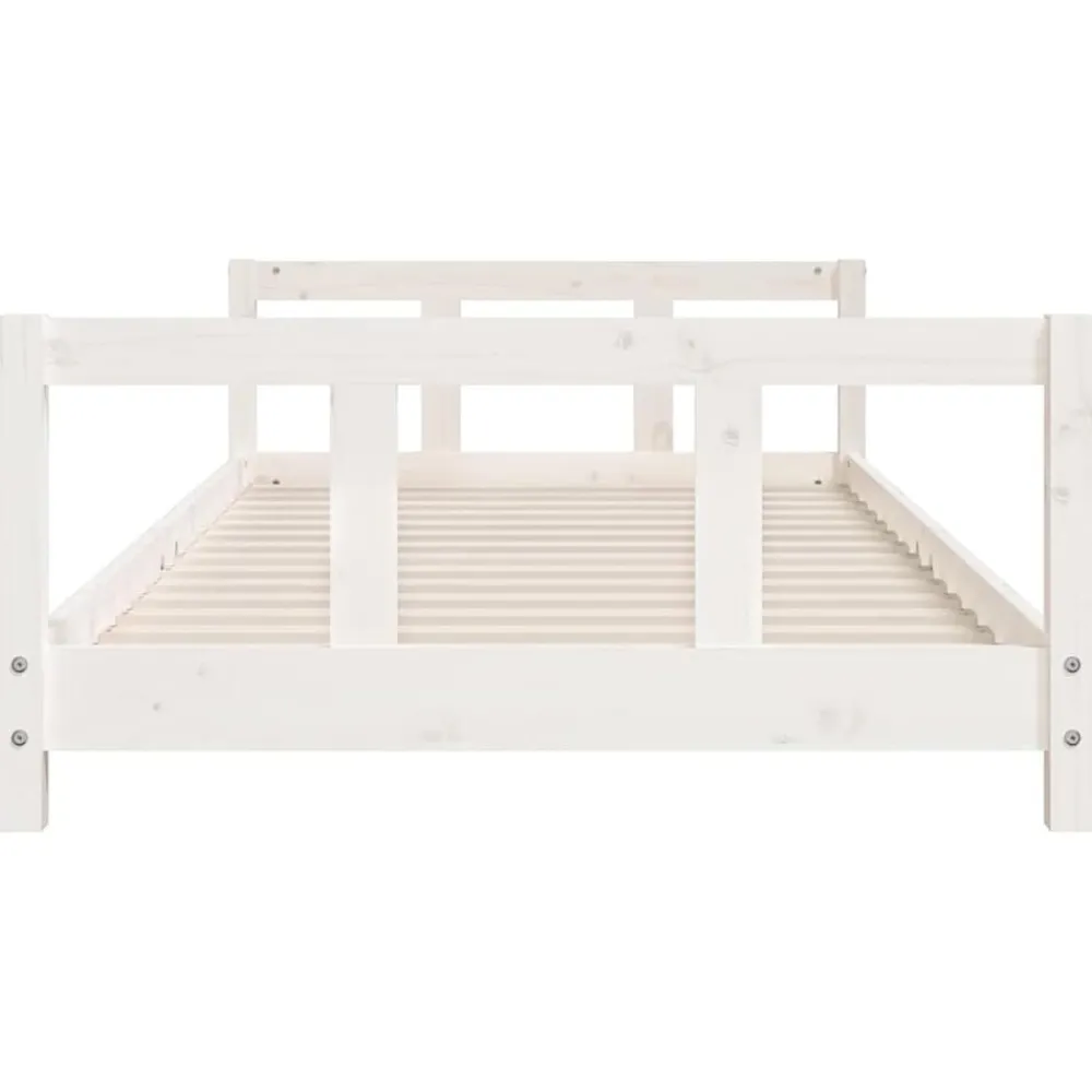 Niños vidaXL Mobiliario Para Bebés Y Niños Pequeños-Estructura de cama para niños madera de pino 90x200 cm